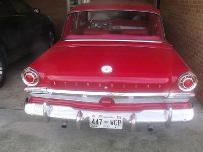 Studebaker : Cruiser Lark 1963 studebaker cruiser base 4.7 l red 4 door reupholstered new paint job