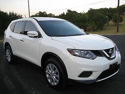 Nissan : Rogue 2.5 S 2015 nissan rogue 2.5 s 3 rd row seat backup cam only 2 k miles white must see