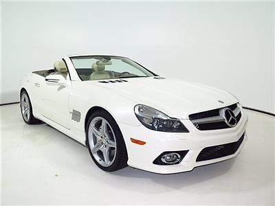 Mercedes-Benz : SL-Class 2dr Roadster SL550 2011 sl 550 42 k miles sport amg package htd ventilated seats wood steering 12