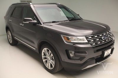 Ford : Explorer Limited FWD 2016 tan leather heated sunroof 20 s aluminum v 6 tivct vernon auto group