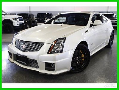 Cadillac : CTS -V 2012 cadillac cts v coupe automatic pearl white navigation 1 owner