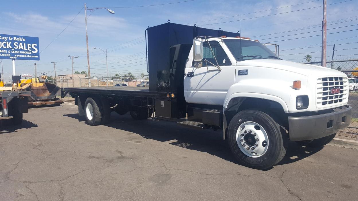 2001 Gmc Topkick C6500  Flatbed Truck