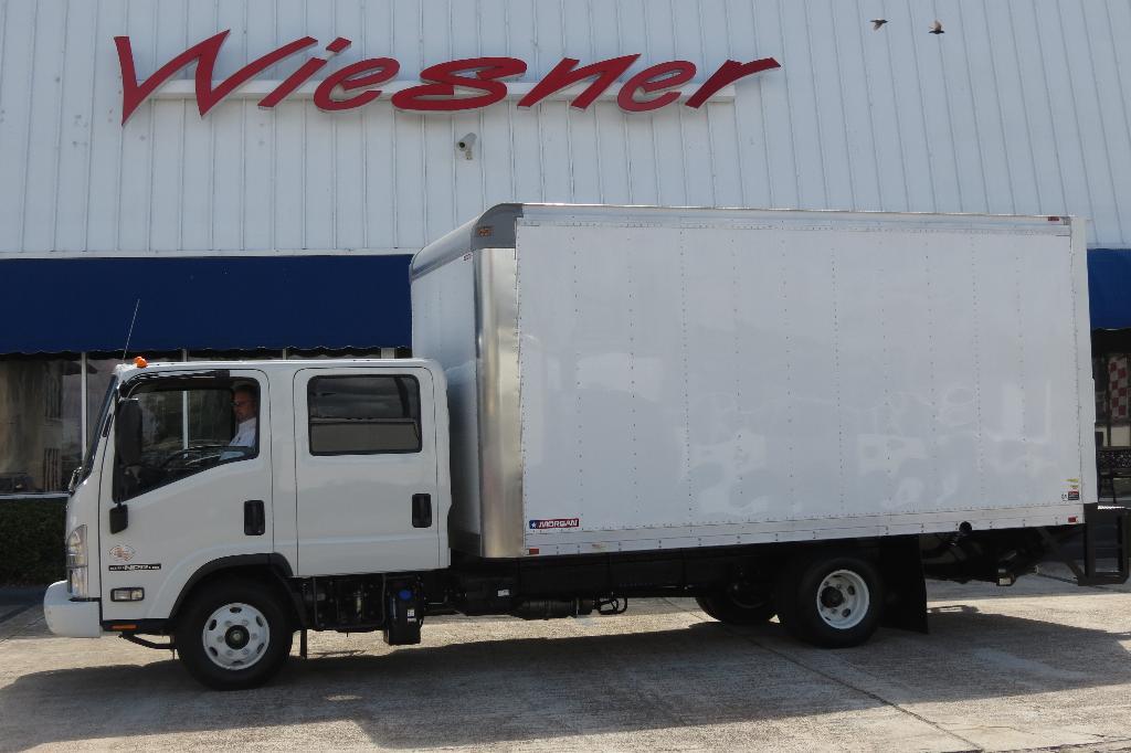 2016 Isuzu Npr-Hd Crew Cab With 16ft Box  And  Liftgate - Diesel  Conventional - Day Cab