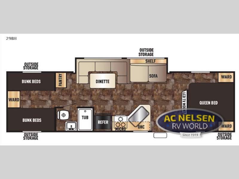 2017 Forest River Rv Cherokee Grey Wolf 29BH