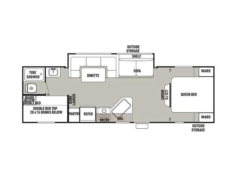 2013 Forest River Cherokee Grey Wolf 28BH