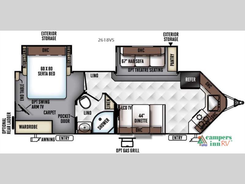 2016 Forest River Rv Rockwood Ultra V 2618VS