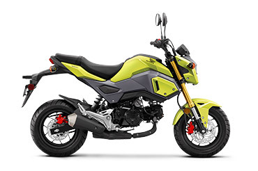 2017 Honda Grom Bright Yellow