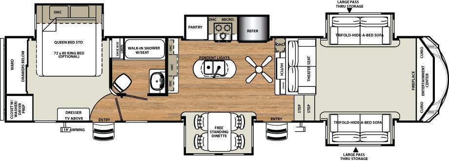 2017 Forest River Sandpiper 377FLIK