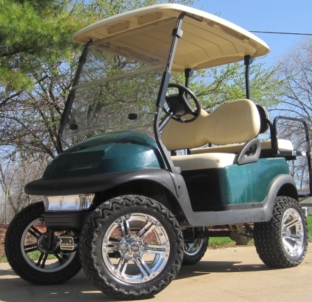 2012 Club Car 48V Green Precedent Lifted Electric Golf Cart For Sale