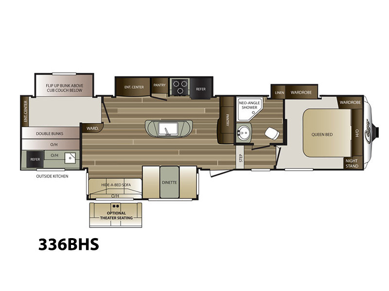 2017 Keystone Rv Cougar 336BHS