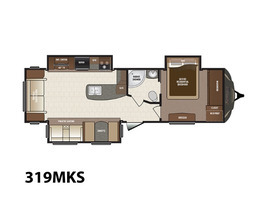 2017 Keystone Rv Sprinter Wide Body 319MKS