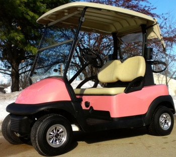 2012 Club Car 48V Pink Panther Club Car Precedent Electric Golf Cart