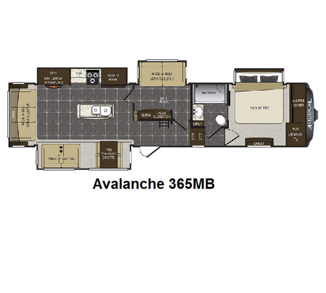 2017 Keystone Rv Avalanche 365MB