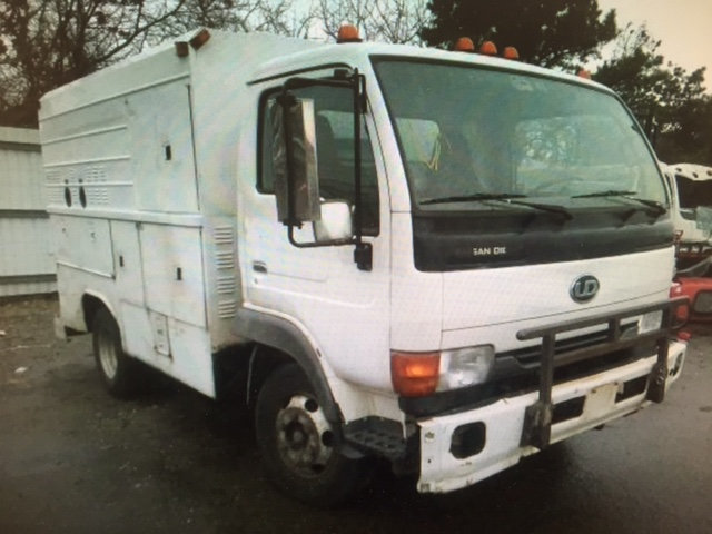 2002 Nissan Diesel Ud Series Enclosed Utility Bed  Utility Truck - Service Truck