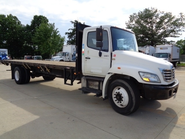 2009 Hino 338  Flatbed Truck