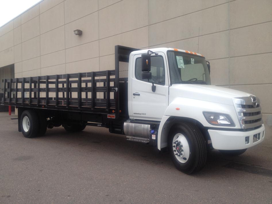 2016 Hino 338  Flatbed Truck