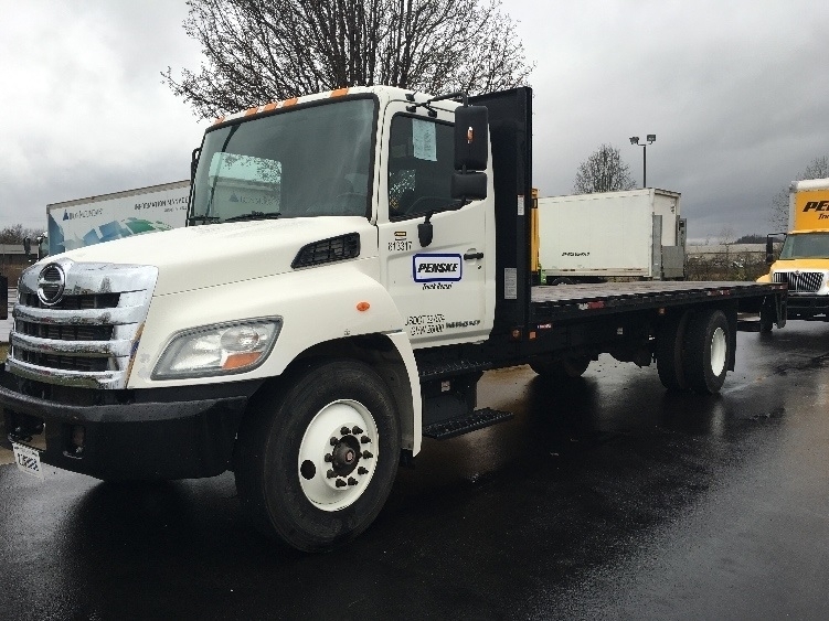 2012 Hino 268  Flatbed Truck