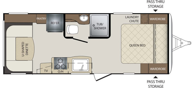 2017 Keystone Rv Bullet 210RUDWE