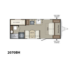 2017 Keystone Rv Bullet Crossfire 2070BH