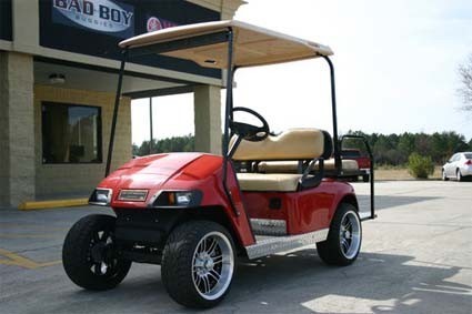 2012 Ez-Go 36v Red Electric Golf Cart For Sale @ Saferwholesale