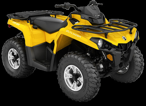 2017 Can-Am Outlander Dps 450 Yellow