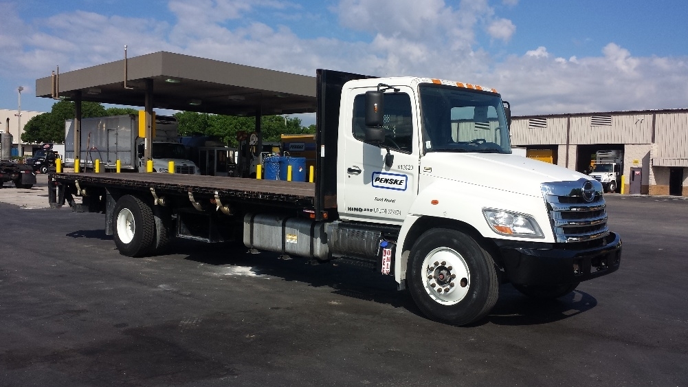 2012 Hino 338  Flatbed Truck