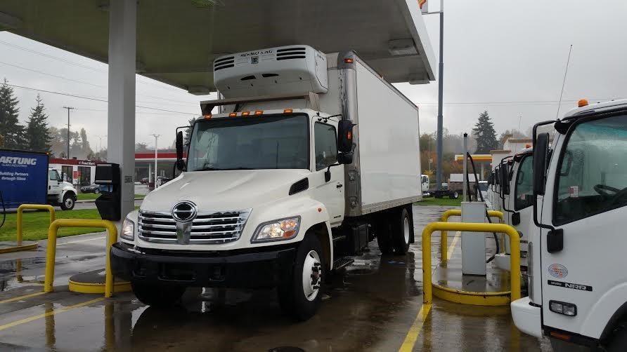 2007 Hino 268a  Refrigerated Truck