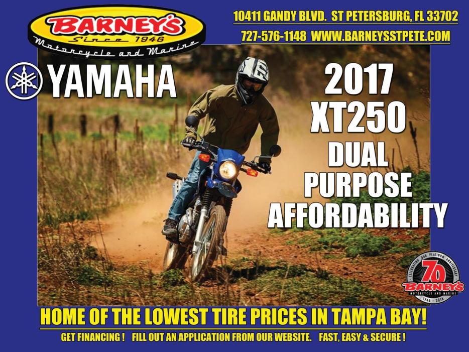 2017 Yamaha XT 250