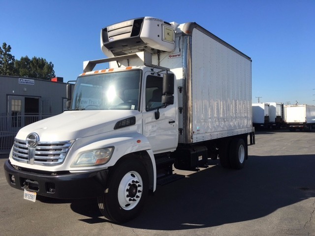 2008 Hino 268a  Refrigerated Truck