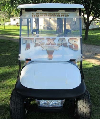 2015 Club Car 48V Custom NCAA Texas Longhorns Precedent Electric