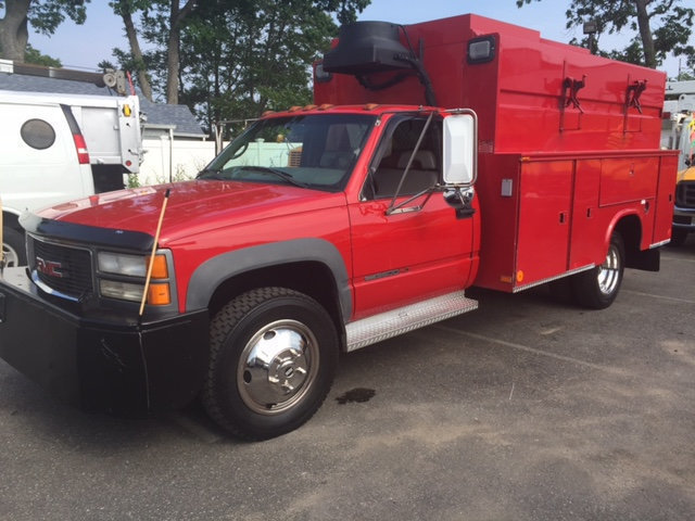 1999 Gmc Sierra 3500 Hd Utility Bed With Retracta  Utility Truck - Service Truck