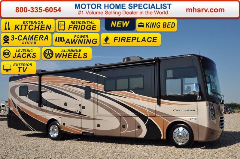 2017 Thor Motor Coach Challenger 36TL W/King Bed, 50 Inch TV &