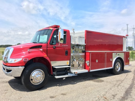 2005 International 4400 E-One Tanker Fire Truck  Fire Truck