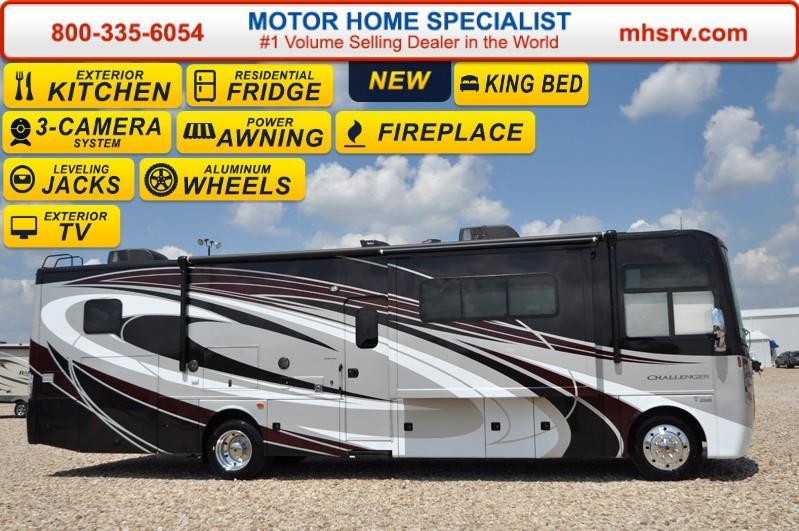 2017 Thor Motor Coach Challenger 36TL W/King Bed, 50 Inch TV,