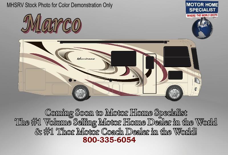 2017 Thor Motor Coach Hurricane 29M King Bed, 2nd A/C, Pwr OH