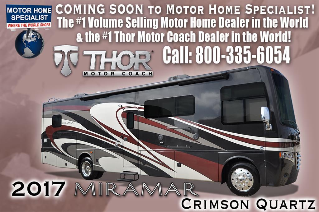 2017 Thor Motor Coach Miramar 34.1 Bath & 1/2, Fireplace, Thea