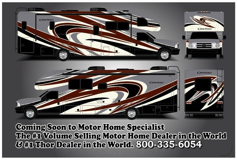 2017 Thor Motor Coach Chateau Super C 35SK Theater Seats, King