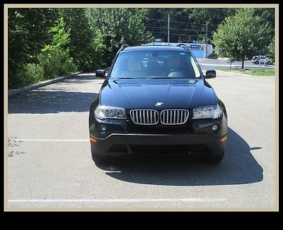 BMW : X3 3.0si 07 bmw x 3 leather moonroof heated seats clean car fax