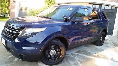 Ford : Other police interceptor 2014 police interceptor ford taurus 3.7 l awd 4 dr sedan
