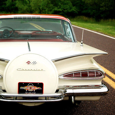 Chevrolet : Impala Bubbletop 1959 chevrolet impala 348 big block tri power bubble top continental kit rare