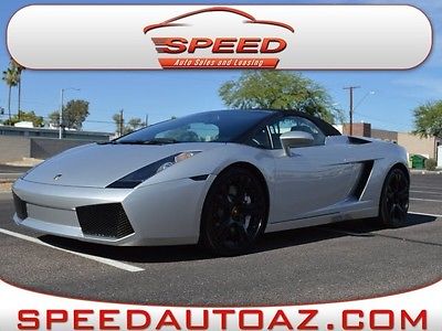 Lamborghini : Gallardo Spyder Convertible 2-Door 2007 lamborghini gallardo 2 dr conv clean carfax