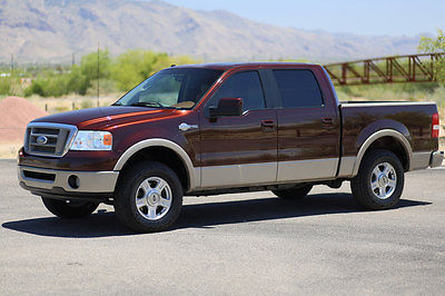 Ford : F-150 MONEY BACK GUARANTEE 2008 ford f 150 king ranch crew cab 91 k miles pickup 4 door 5.4 l inspected in ad