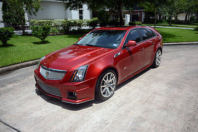 Cadillac : CTS V 2011 cadillac cts v wagon 4 door 6.2 l recaro seats excellent condition