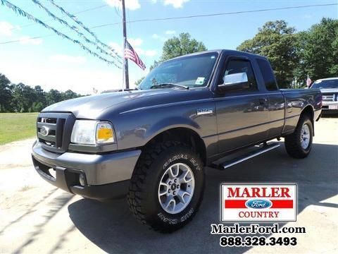 2007 FORD RANGER 4 DOOR EXTENDED CAB LONG BED TRUCK