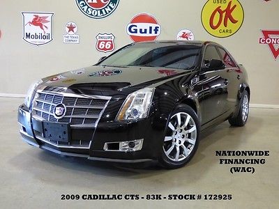 Cadillac : CTS ULTRA SUNROOF,NAVIGATION,HTD/COOL LTH,83K,WE FINANCE! 09 cts sedan ultra sunroof navigation htd cool lth 18 in whls 83 k we finance