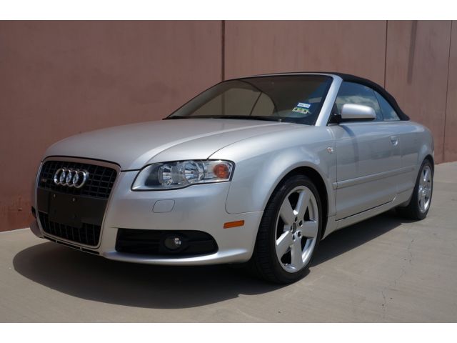 Audi : A4 S LINE 07 audi a 4 quattro 2.0 l turbo s line soft top convertible coupe accident free