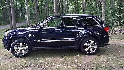 Jeep : Grand Cherokee Overland 2011 jeep grand cherokee overland full extended warranty through 2017