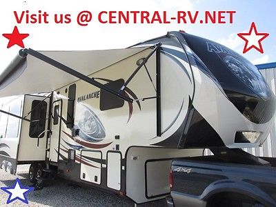 2014 KEYSTONE AVALANCHE MONTANA 3s 37' 4DR REFER KING BED LOADED RV 5TH BIG HORN