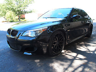 BMW : M5 Base Sedan 4-Door 2007 bmw m 5 rare 6 sp manual black on black fully loaded perfect condition