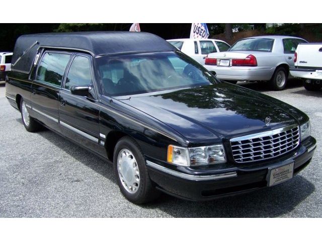 Cadillac : DeVille HEARSE M&M CLEAN DECENT 60 PHOTOS N OUR SHOWROOM A-1-OWNER-BLACK-FUNERAL-FIRST-CALL-READY-COLD-AC-LTHR-LIMOUSINE-MATE-COACH-WAGON